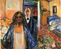 el artista y su modelo 1921 Edvard Munch Expresionismo